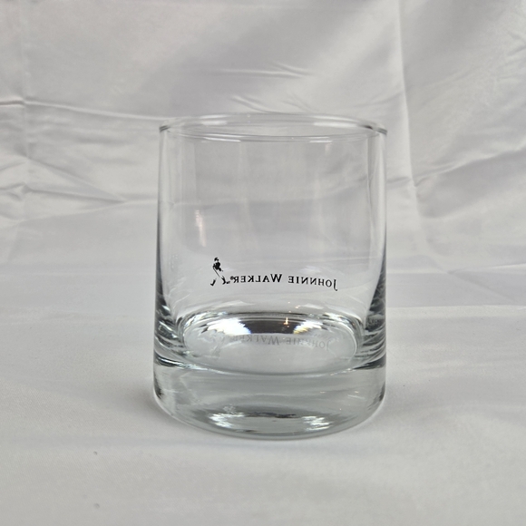 Johnnie Walker Whisky Glasses Black Letters Walking Rare Lot of 2 Vintage - Picture 5 of 8